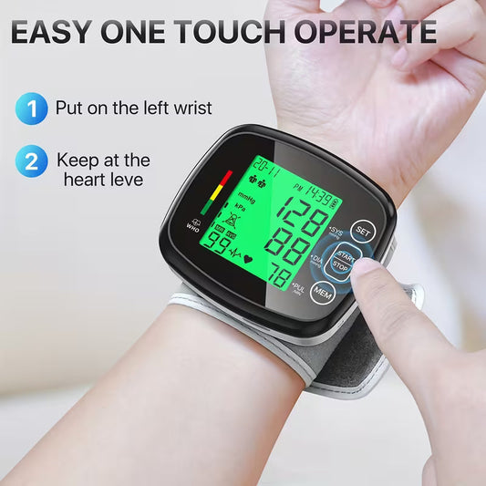 Automatic Blood Pressure Monitor | Wrist Blood Pressure Monitor | VitalPressure