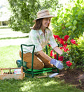 Foldable Garden Kneeler and Bench with Side Pockets