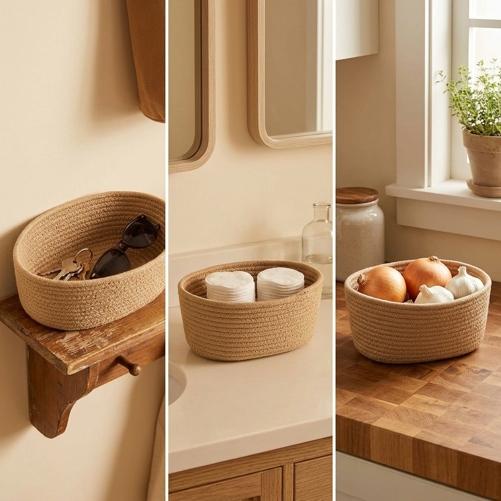 3-Tier Over Door Hanging Basket – No Drill Storage Organiser