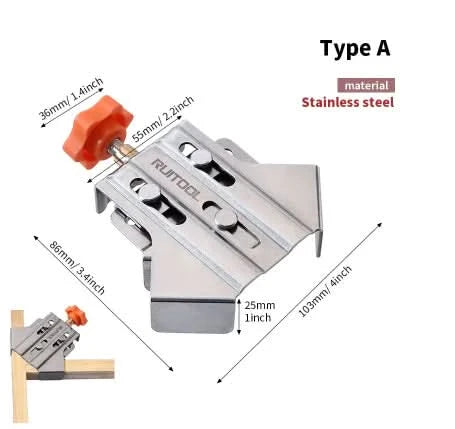 90 Degree Corner Clamp for Woodworking – Right Angle Clamp Set (2 Pack)