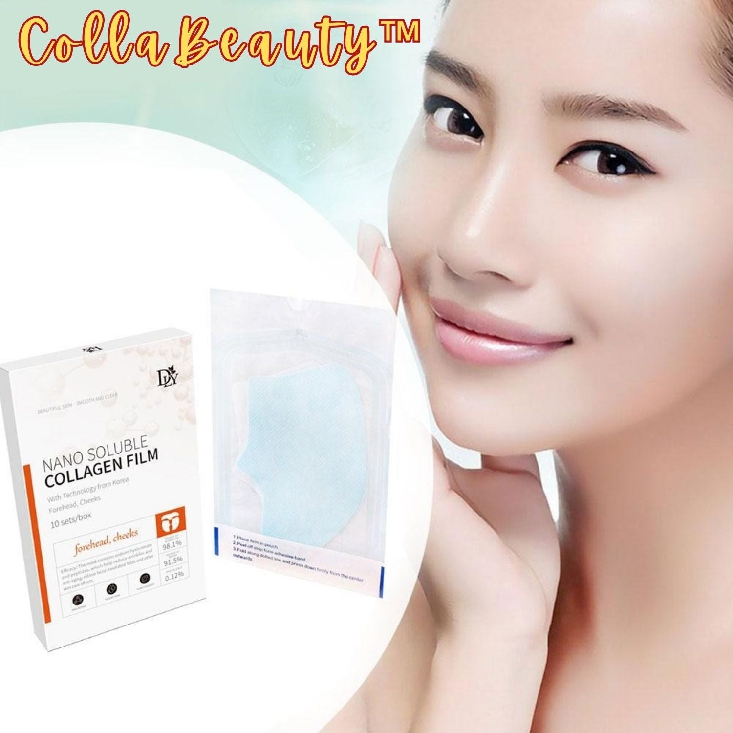 CollaBeauty™ – Nano-Soluble Collagen Film [1 + 1 Free]