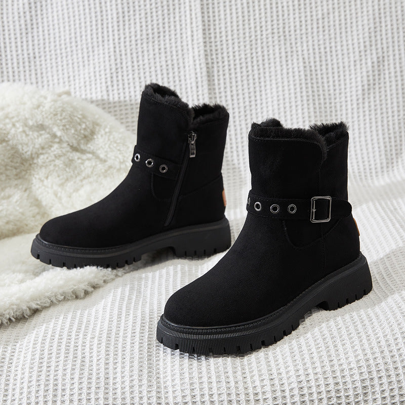 Winter Warm Women Boots Strong Grip