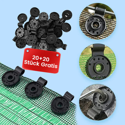 SchutzClip™ Heavy-Duty Shade Cloth Clips — Buy 20 Get 20 Free