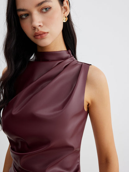 Ella | Women’s Summer Sleeveless Chic High Neck Top