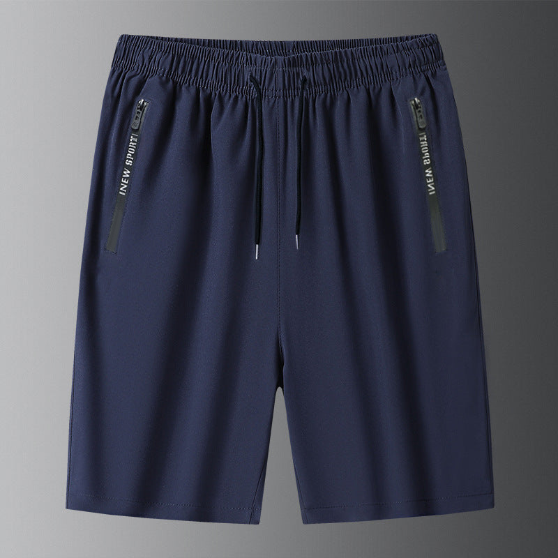 Unisex Ice Silk Stretch Shorts – Cooling Breathable Summer Shorts