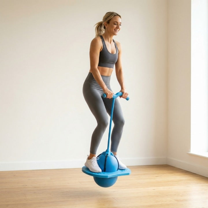 Balance Ball Trainer with Handles for Coordination and Core Stability