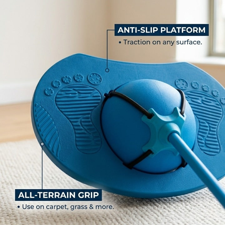 Balance Ball Trainer with Platform for Coordination & Core Stability