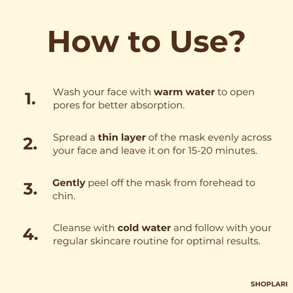 Black Tea Mask | Deep Pore Cleansing | Radiant Glow