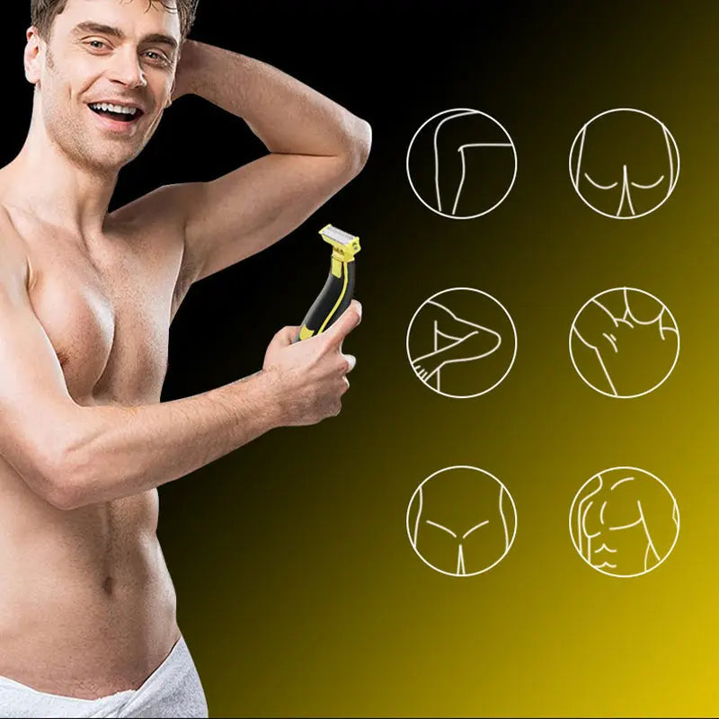 Men's Precision Hair & Beard Trimmer for Home Grooming