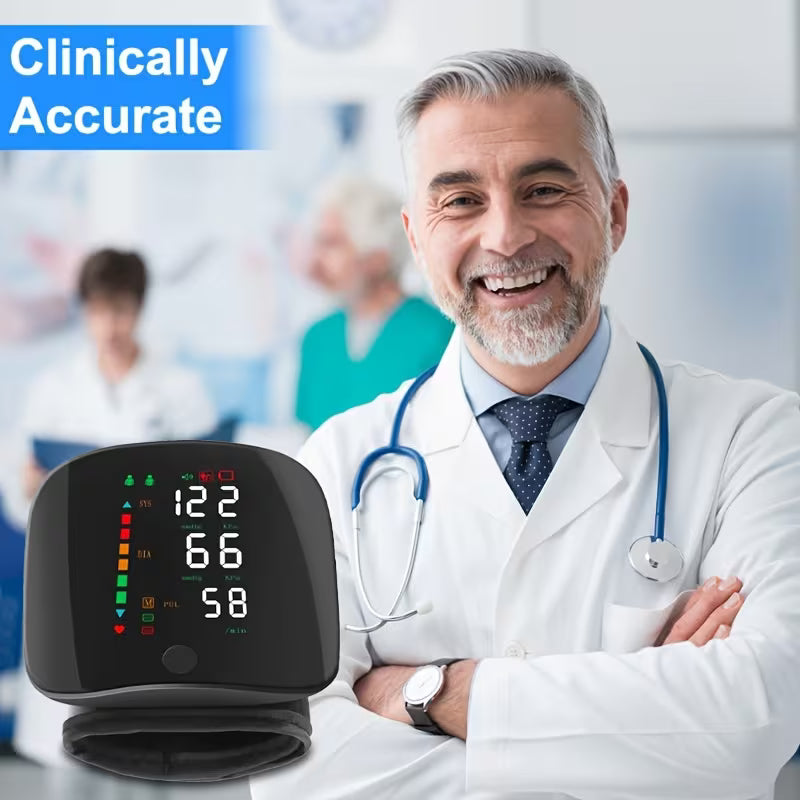Blood Pressure Monitor | Wrist Blood Pressure Monitor | Fast & Accurate Readings | PulseGuard