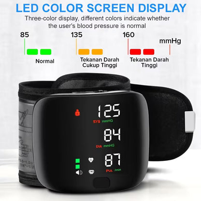 Blood Pressure Monitor | Wrist Blood Pressure Monitor | Fast & Accurate Readings | PulseGuard