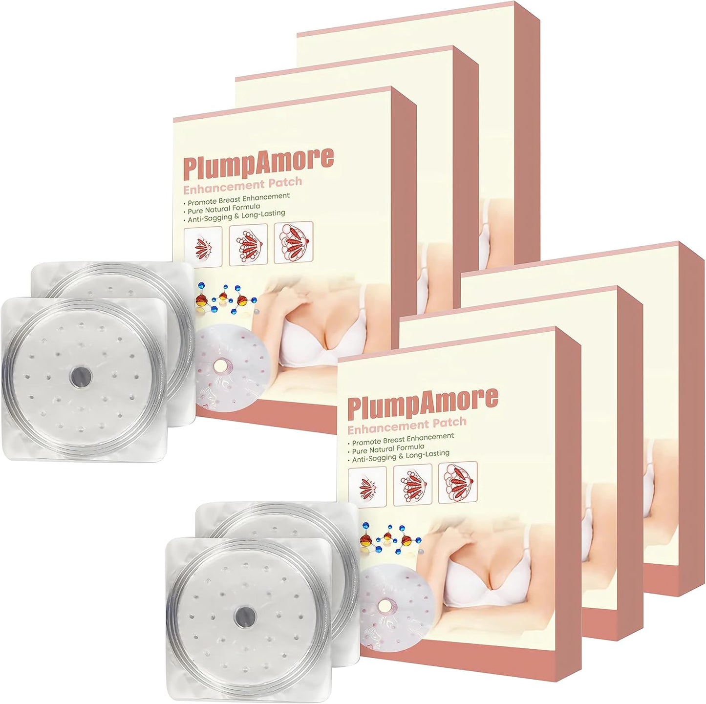 Breast Lift Patch | Natural Firming Support | Discreet Wear | PlumpAmore