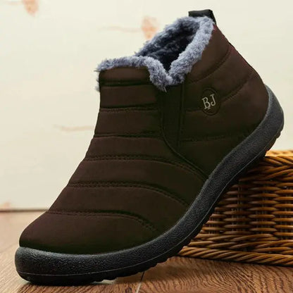 Classic Warm Slip-On Boots with Short Shaft Women