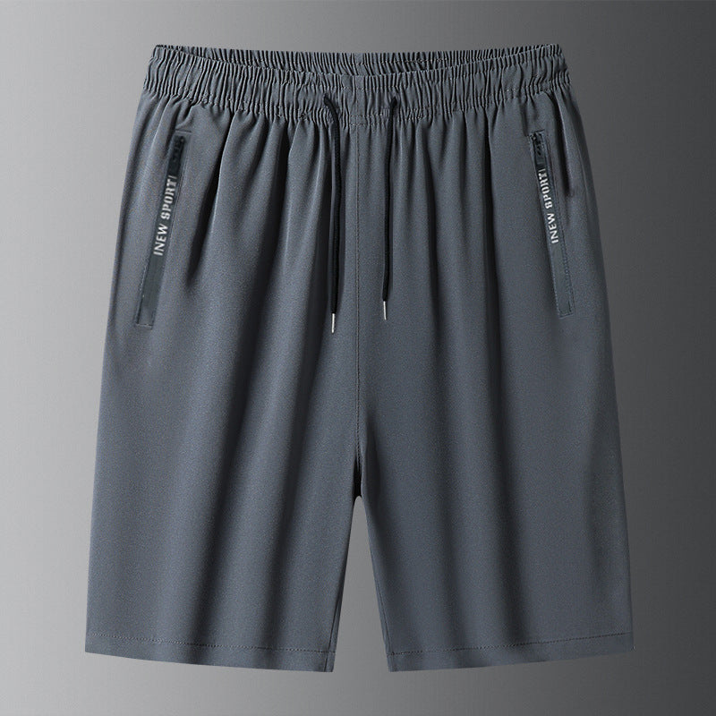 Unisex Ice Silk Stretch Shorts – Cooling Breathable Summer Shorts