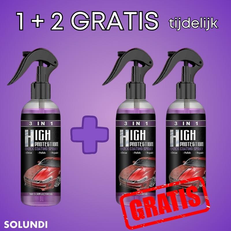 3-in-1 Car Cleaning Spray with Nano Coating for Paint Protection