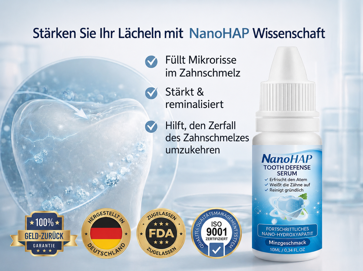 Nano-Hydroxyapatite Tooth Enamel Serum for Sensitive Teeth