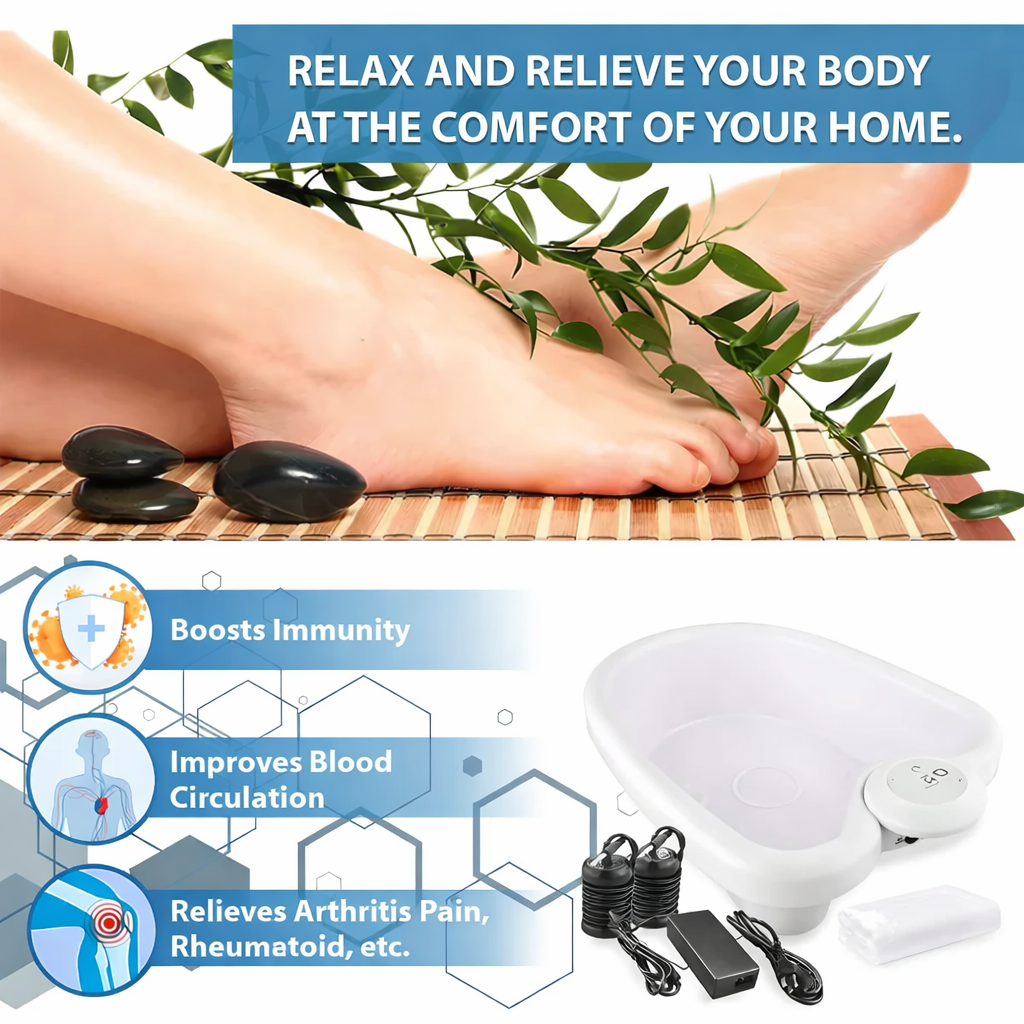 Detox Foot Bath | Ionic Foot Spa System | Professional Ionic Technology | IonPure