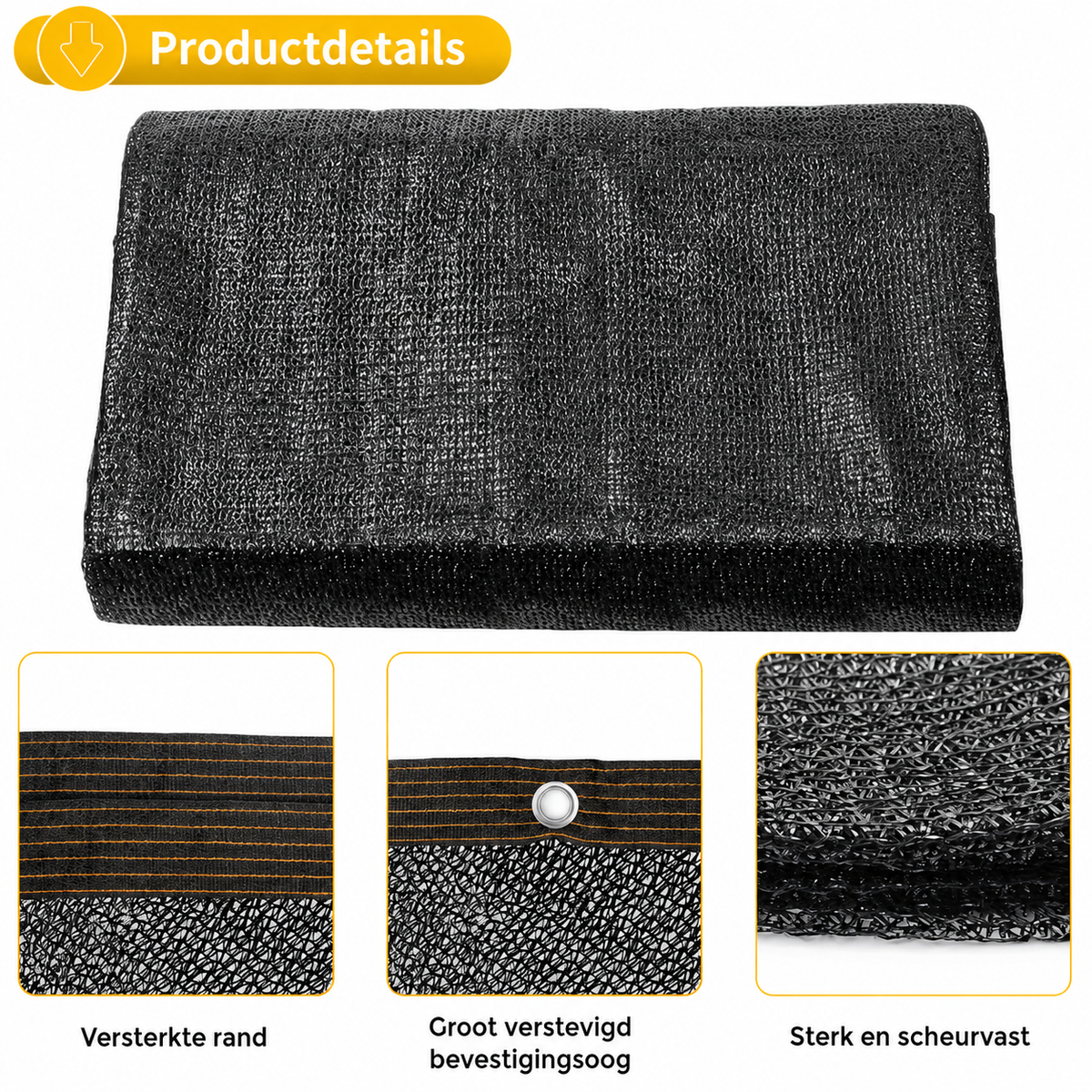 Garden Shade Net with UV Protection for Greenhouse, Patio & Plants