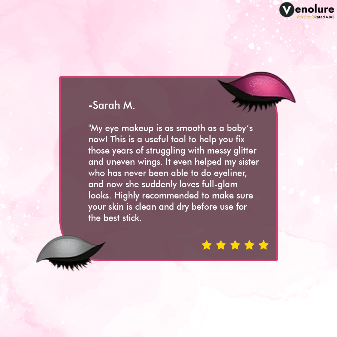 Reusable Peel & Stick Eye Makeup Stickers – Waterproof Instant Glam Look