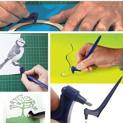 CraftPro™ – 360° Rotating Blade for Safe Precision & Creative Crafting [1 + 1 Free]