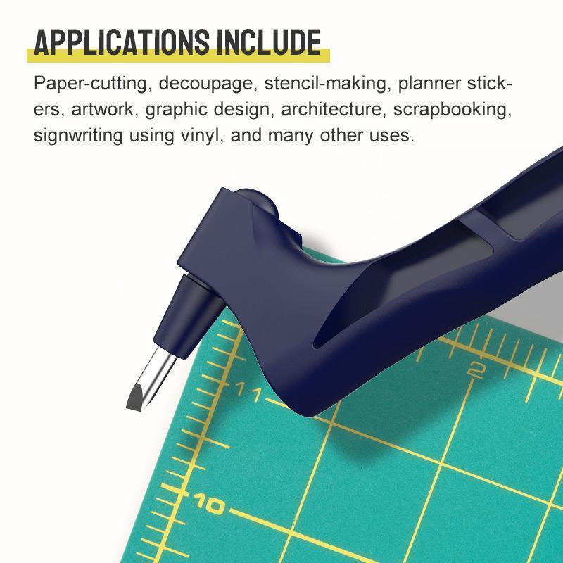CraftPro™ – 360° Rotating Blade for Safe Precision & Creative Crafting [1 + 1 Free]