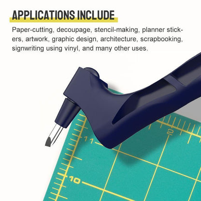 CraftPro™ – 360° Rotating Blade for Safe Precision & Creative Crafting [1 + 1 Free]