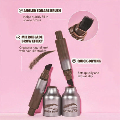 BrowBliss™ – Brow Fection 4D eyebrow pencil with brush, precise, natural, and long-lasting [Buy 1 + Get 1 Free]