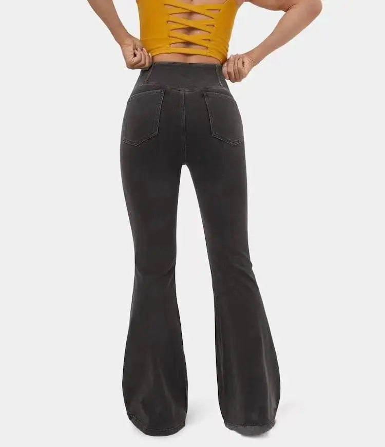 Maxim™ – Women’s High-Waist Stretch Jeans with Flattering Flare [50% Off]