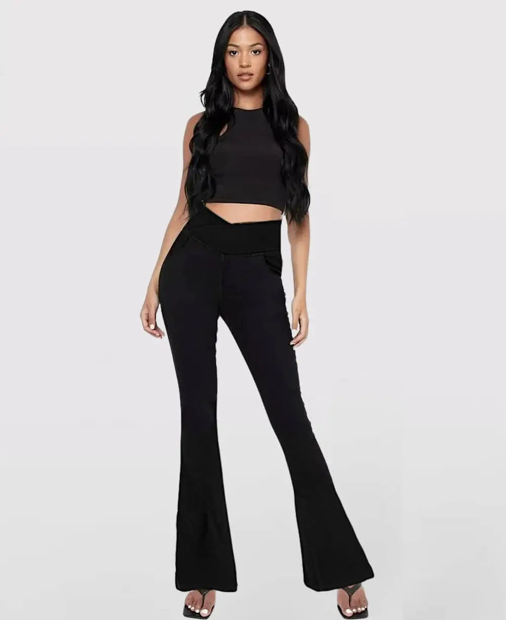 Maxim™ – Women’s High-Waist Stretch Jeans with Flattering Flare [50% Off]