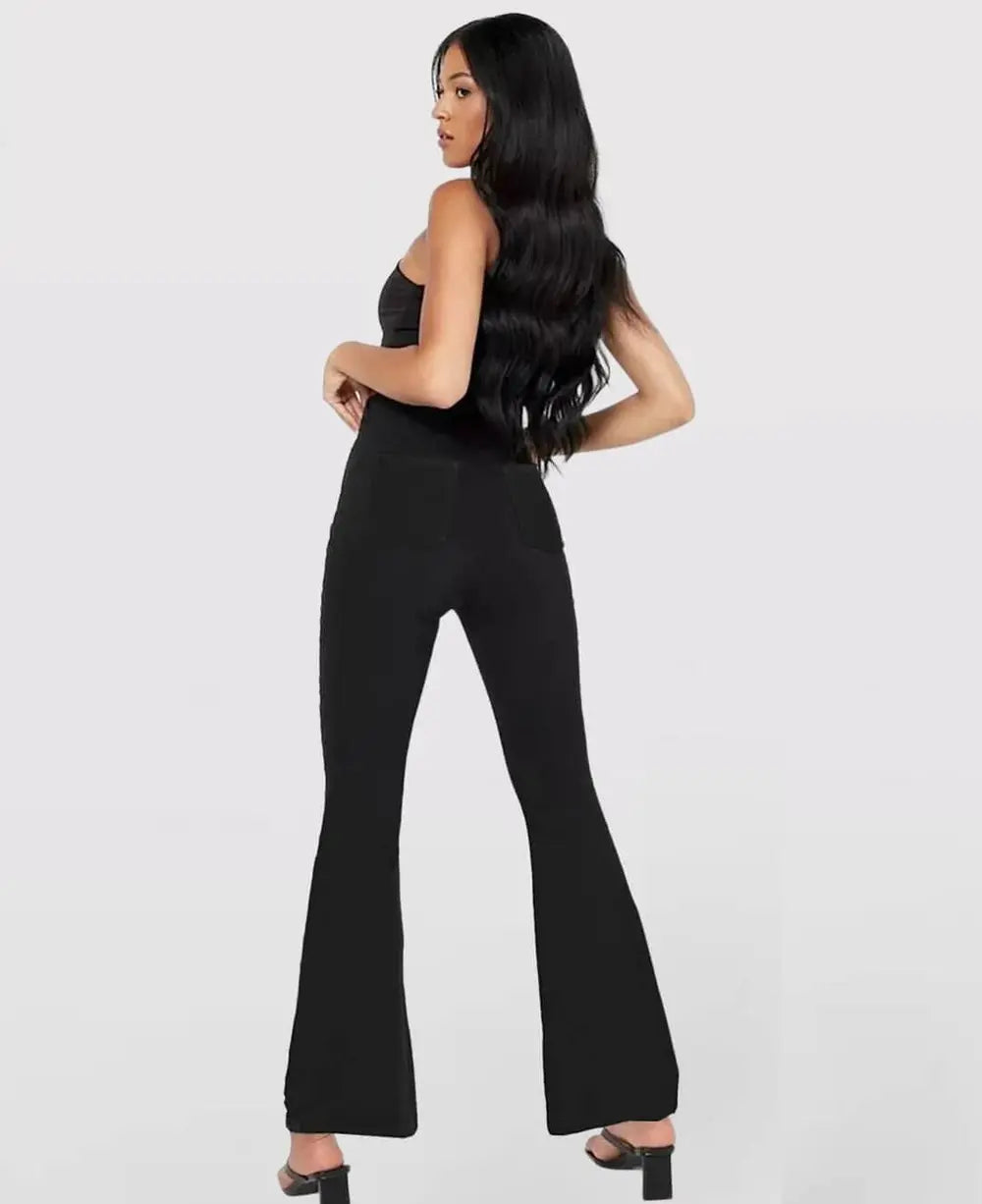 Maxim™ – Women’s High-Waist Stretch Jeans with Flattering Flare [50% Off]