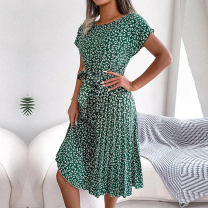 Spring Floral Midi Dress