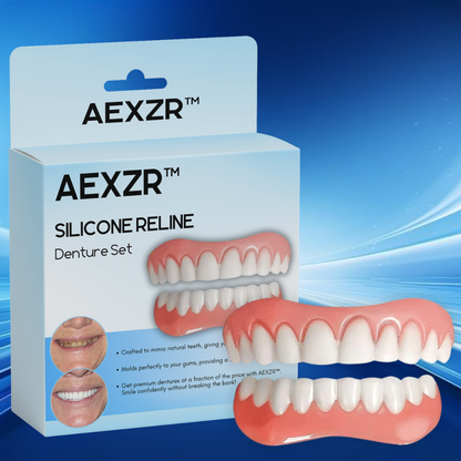 Denture Reline Kit | Silicone Secure Fit | Custom Moldable | DentureComfort Flex