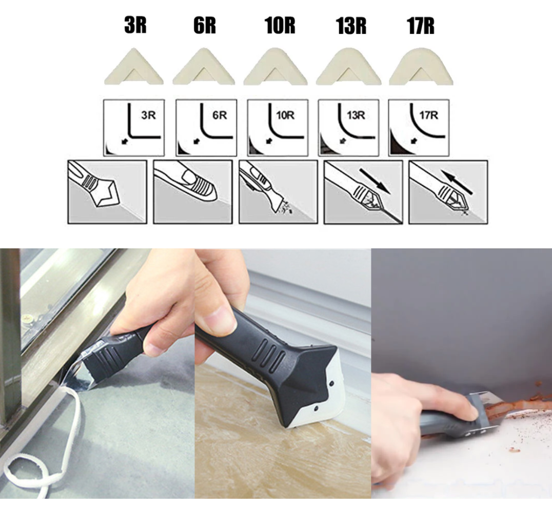 SealMaster™ – Grout Smoother & Silicone Remover Tool for Precise & Clean Work [1 + 1 Free]