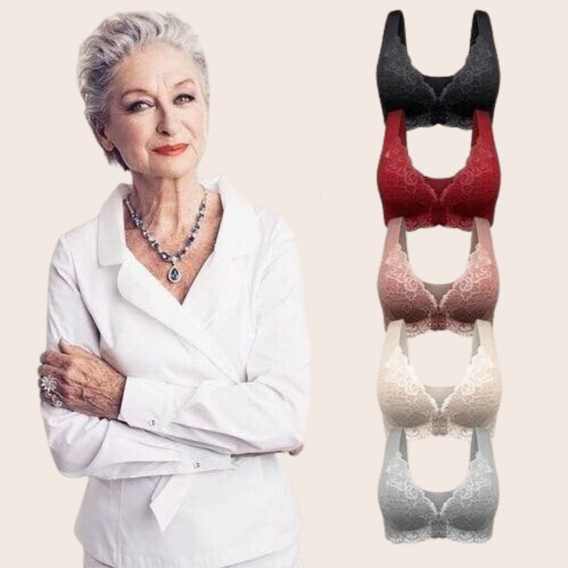 Seamless Front Closure Comfort Bra – Breathable & Wire-Free