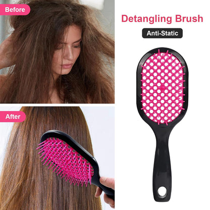 Detangling Hair Brush | Pain-Free Brushing | Anti-Static Design | All Hair Types | KnotKlear