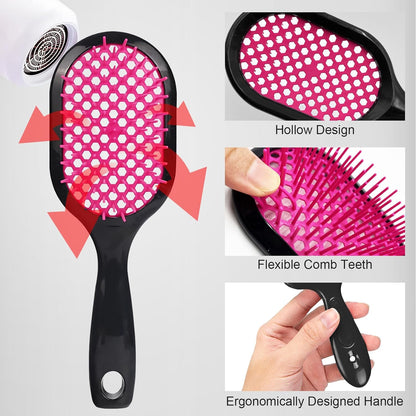Detangling Hair Brush | Pain-Free Brushing | Anti-Static Design | All Hair Types | KnotKlear