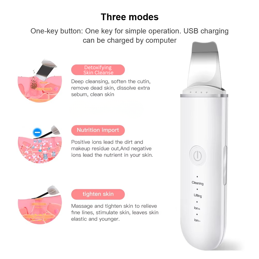 SkinSonic™ – Ultrasonic Skin Scrubber for Deep Cleansing, Gentle Care & Radiant Skin [50% Off]