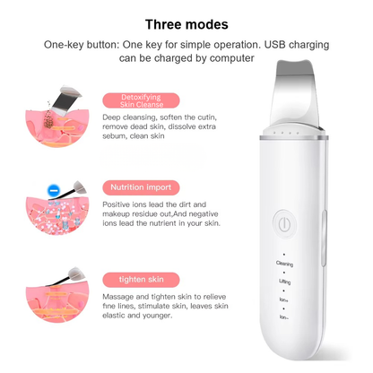 SkinSonic™ – Ultrasonic Skin Scrubber for Deep Cleansing, Gentle Care & Radiant Skin [50% Off]