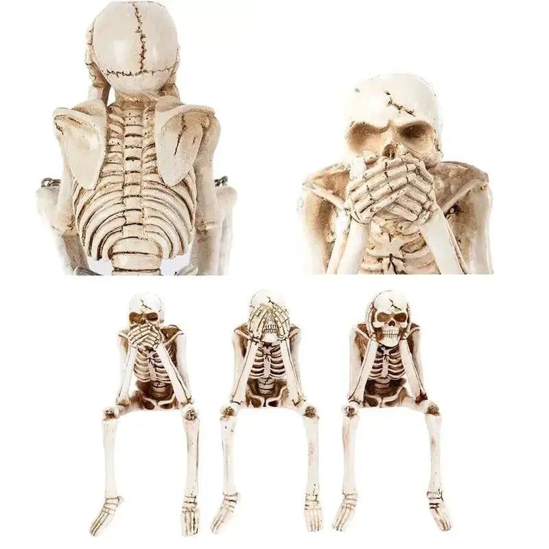 [Set of 3] SkullBudy™ – Creepy Fireplace Decoration for Halloween & Party [50% Off]