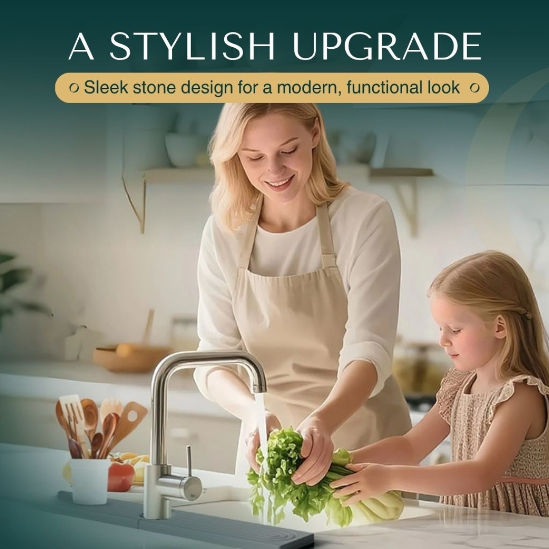 Super Absorbent Diatomaceous Earth Stone Mat for Kitchen Sink