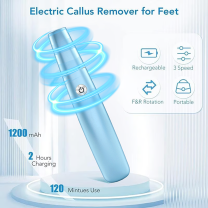 Electric Callus Remover | Powerful Pedicure Tool | Smooth Feet at Home | SilkStride