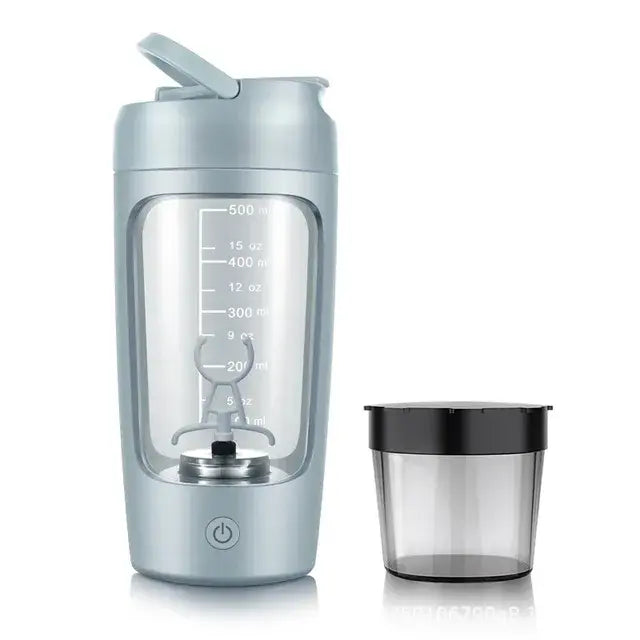 Electric Protein Shaker Bottle with Self-Mixing Motor