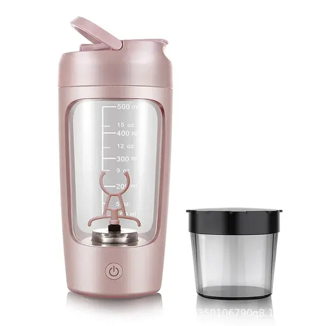 Electric Protein Shaker Bottle with Self-Mixing Motor