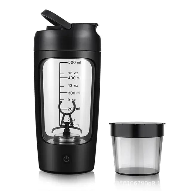 Electric Protein Shaker Bottle with Self-Mixing Motor