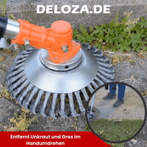 Steel Wire Grass and Weed Trimmer Head for String Trimmers