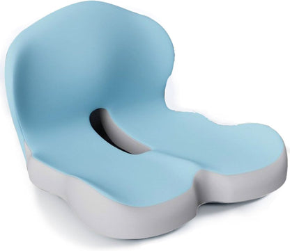 Ergonomic memory foam seat cushion | Pressure-relieving & non-slip | ErgoComfort