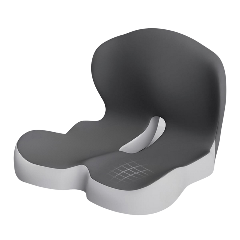 Memory Foam Seat Cushion with Non-Slip Base for Office & Car