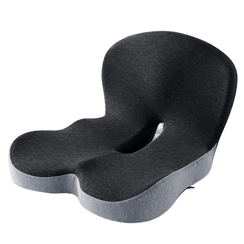 Memory Foam Seat Cushion with Non-Slip Base for Office & Car