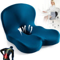 Memory Foam Seat Cushion with Non-Slip Base for Office & Car