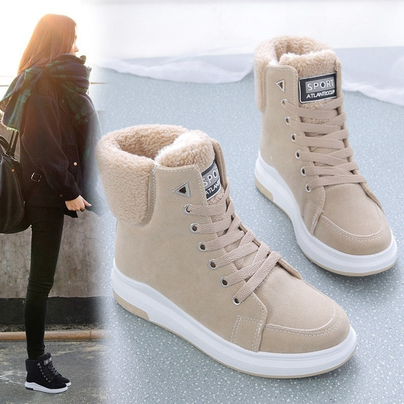 Women’s Warm Winter High-Top Comfort Boots